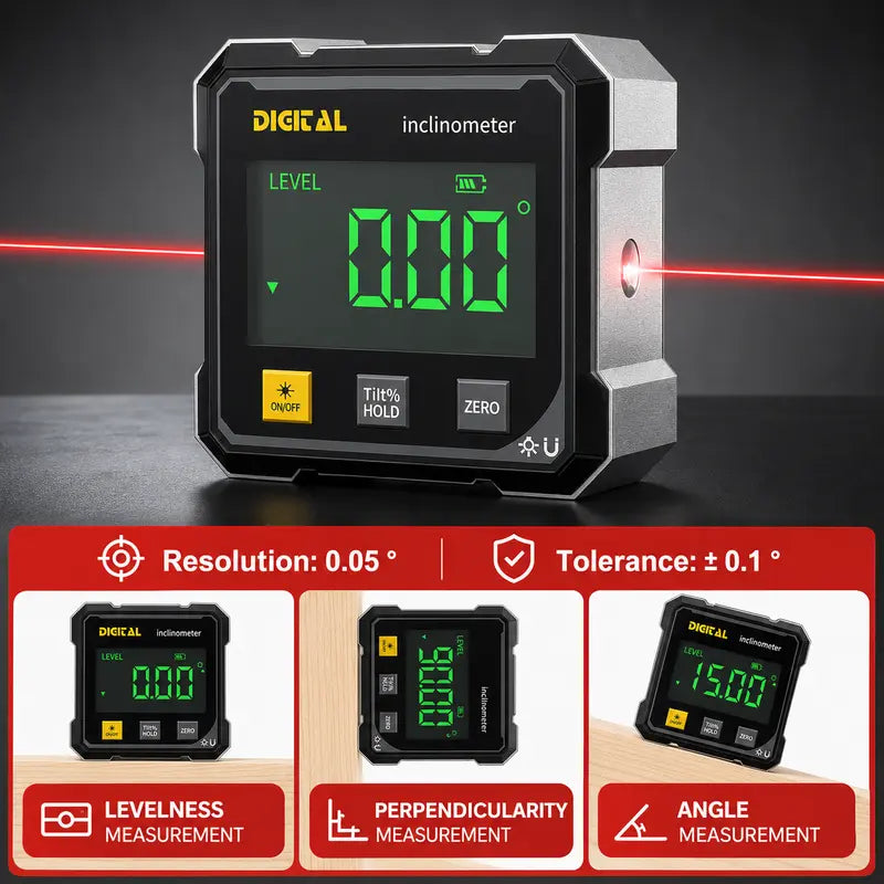 Portable Magnetic Digital Angle Finder
