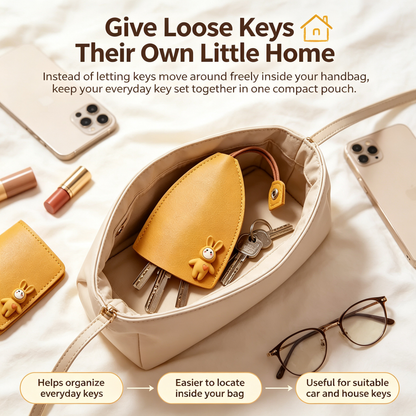 Cute Pull-Out Key Case