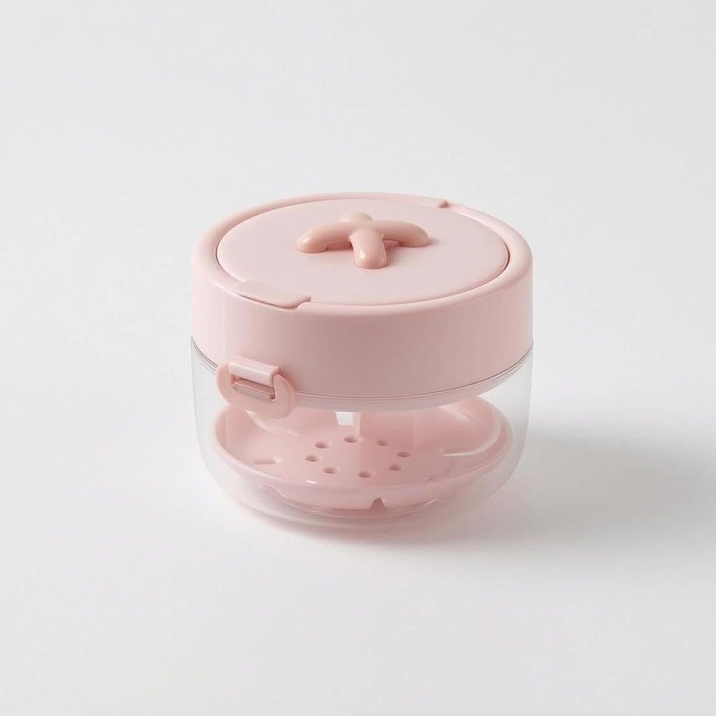 🦷💧 Retainer Cleaner Case Box, With a drainage tray, including a mirror and a brush
