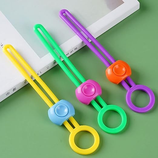 🧴10-Piece Silicone Sealing Clips with Hanging Binding Straps