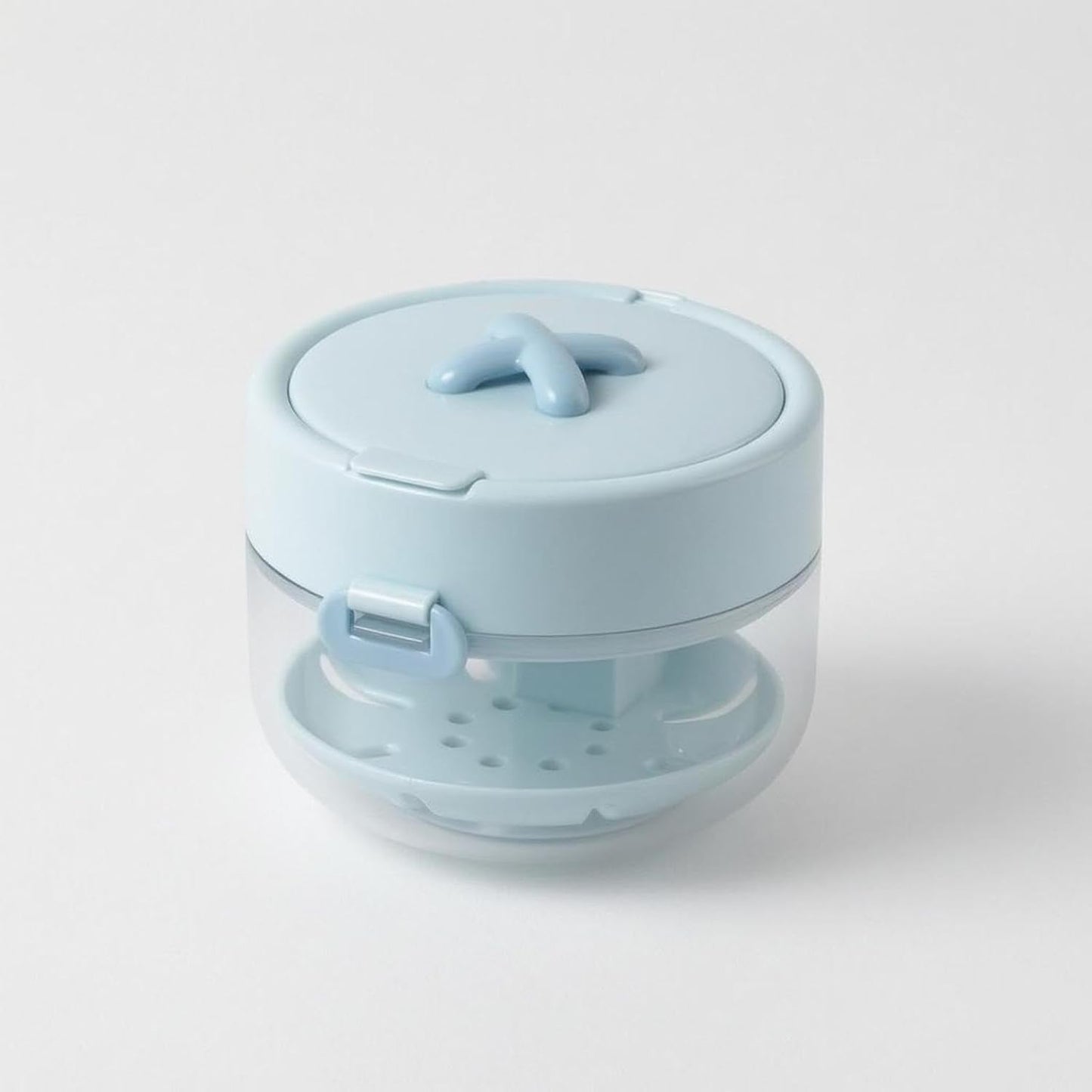 🦷💧 Retainer Cleaner Case Box, With a drainage tray, including a mirror and a brush