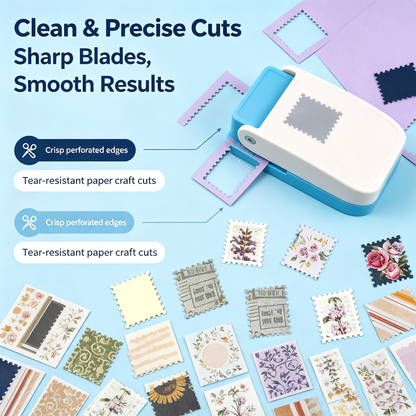 📮Stamp punch and embossing tool, suitable for junk diaries and scrapbooks