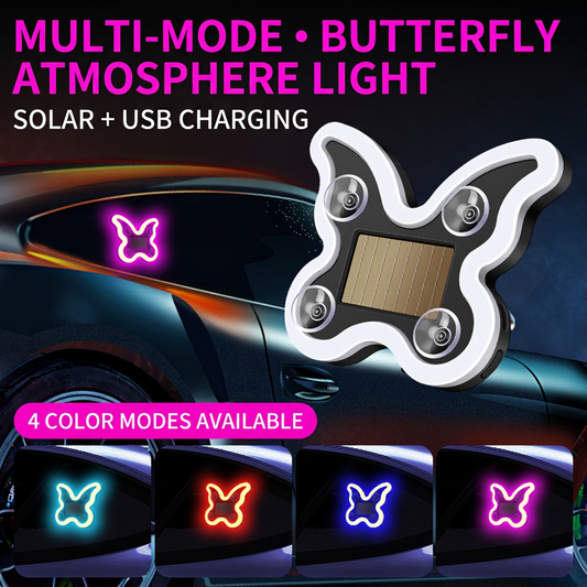 🦋Solar-powered LED eco-friendly wireless car interior decorative lights