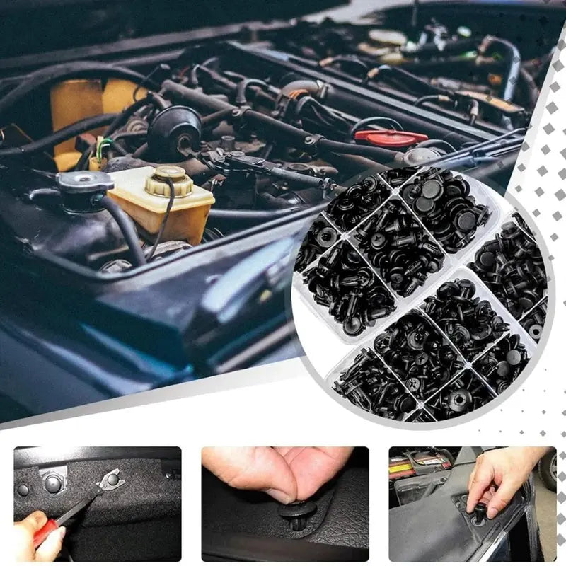 Plastic Car Clips Replacement Kit