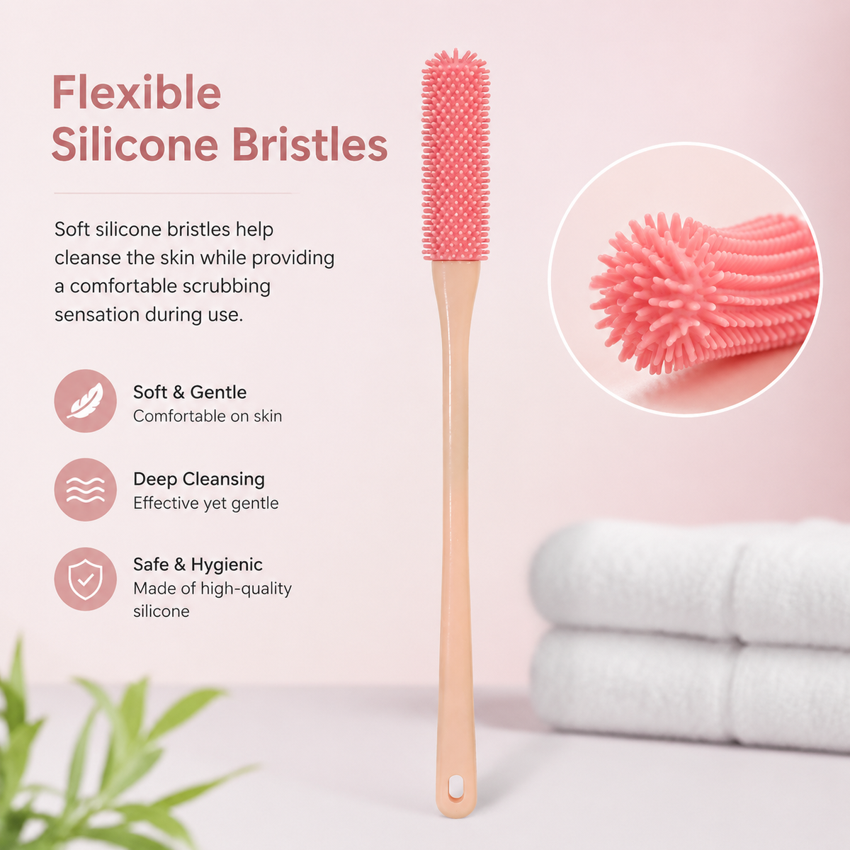 Soft Rubber Foot Brush
