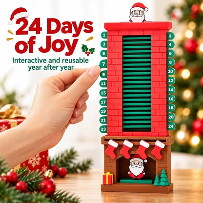 🎄Creative Christmas Chimney Advent Calendar – 24-Day Holiday Countdown