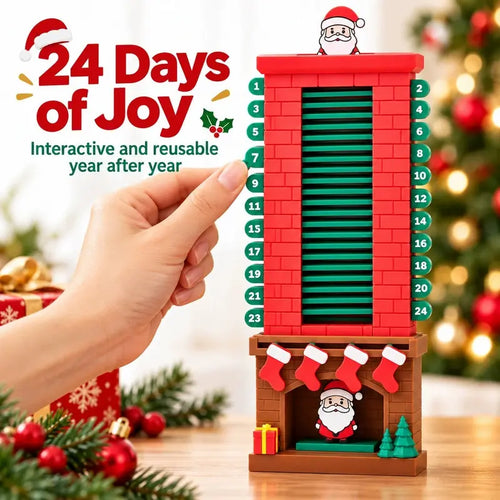 🎄Creative Christmas Chimney Advent Calendar – 24-Day Holiday Countdown
