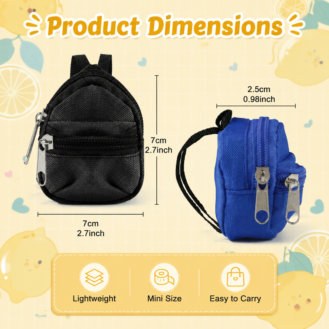 🎒Mini Backpack Coin Pouch &amp; Bag Charm