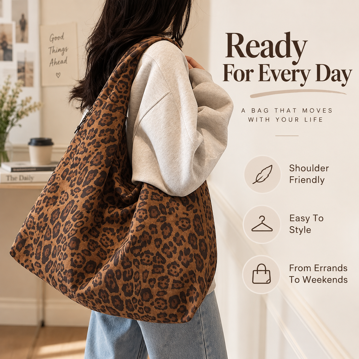 👜2026 Back-to-School Stylish Crossbody/Shoulder Bag – Large Capacity, Multi-Pocket
