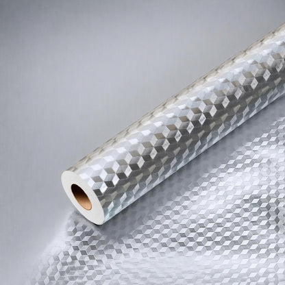 Self-Adhesive Aluminum Foil Kitchen Backsplash Wallpaper