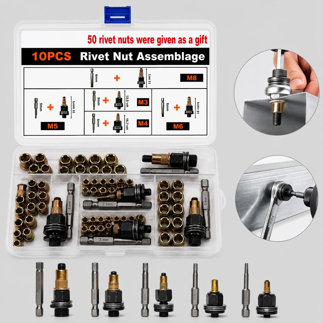 🔩Rivet nut kit automotive repair parts