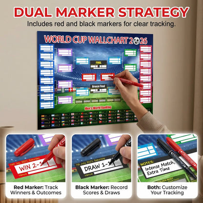 🔥Hot Sale 49% off🗓️ ⚽ 2026 World Cup Poster Set – Don't Miss a Match!