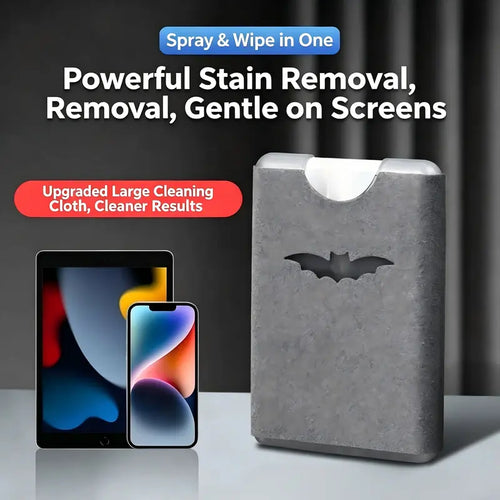 🧴2-in-1 Screen Cleaner - Suitable for car, tablet, and mobile phone touchscreens
