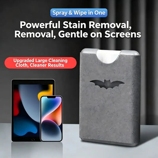 🧴2-in-1 Screen Cleaner - Suitable for car, tablet, and mobile phone touchscreens