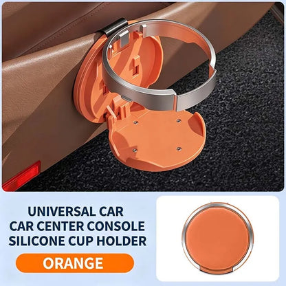 🚗 2-in-1 Foldable Car Cup Holder & Phone Stand – Space-Saving Design