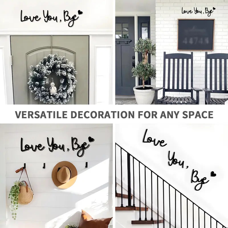 🏡Love You Bye Wood Sign Home Decor