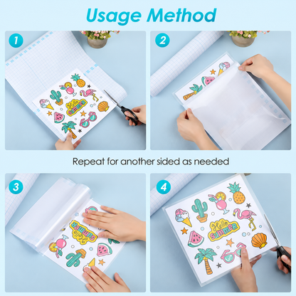 📚Transparent Self-Sealing Vinyl Laminate – Suitable for crafts