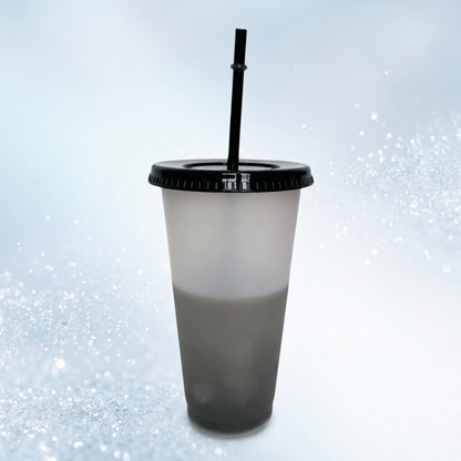 ❄️Summer temperature-regulating large-capacity color-changing cup when cooled
