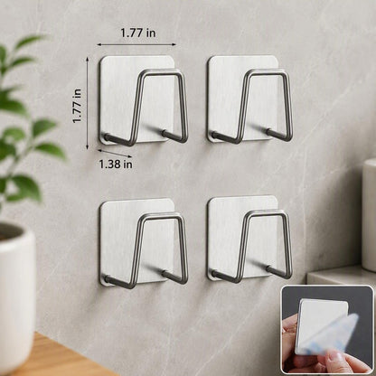 Stainless Steel Kitchen Storage Rack (4Pcs)