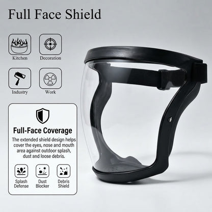 Unisex Full Face Safety Headgear For Cycling & Work