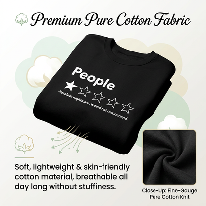🌿🧥Unisex Black Hoodie - Interesting Review: One-star rating: I would never buy it