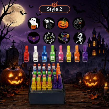 36PCS Halloween And Christmas LED Projection Finger Lights
