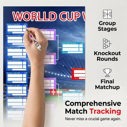 🔥Hot Sale 49% off🗓️ ⚽ 2026 World Cup Poster Set – Don't Miss a Match!