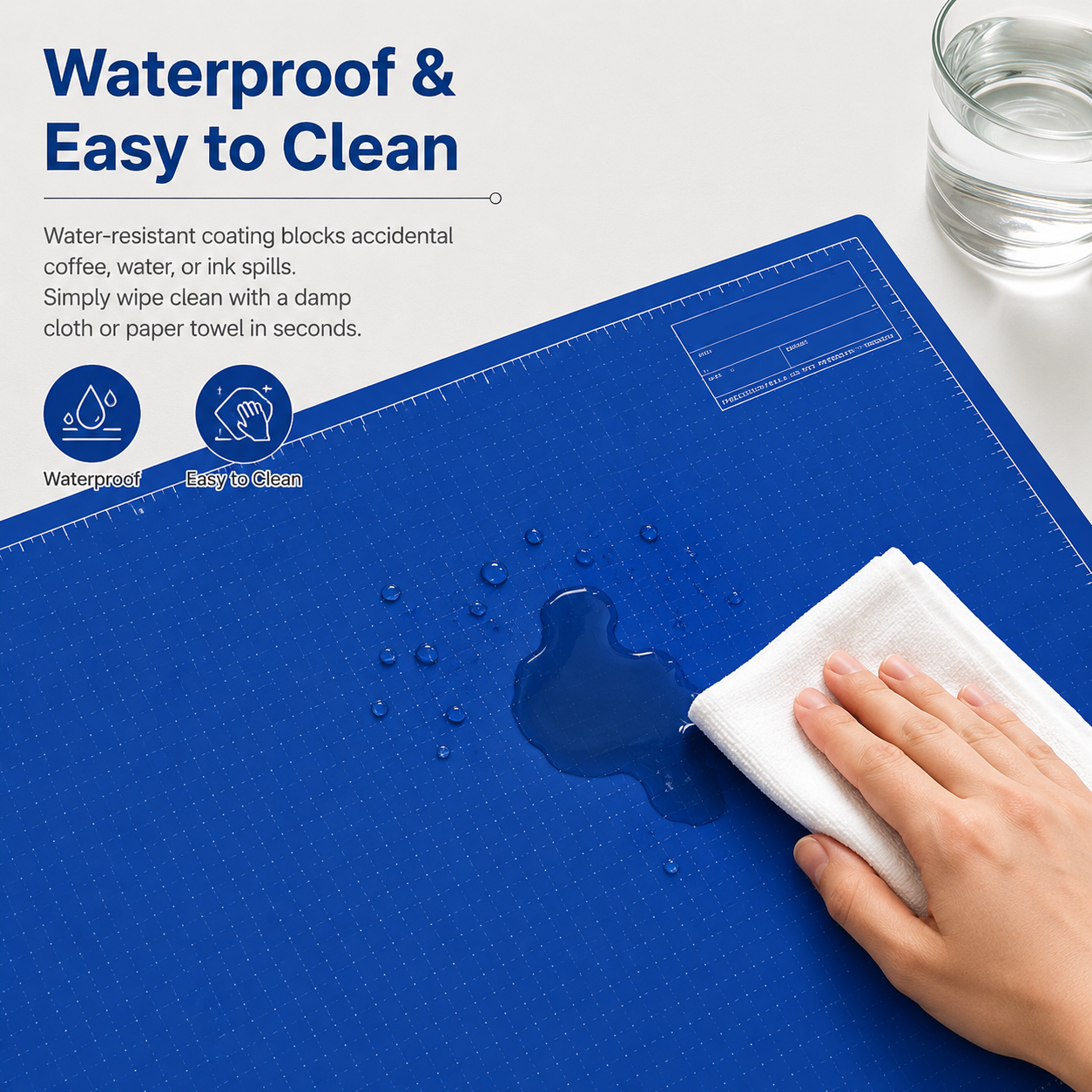 📐Blueprint Double-sided Desktop Mat