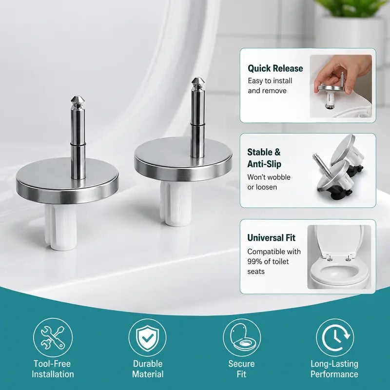 Universal Toilet Seat Expansion Bolts(2Pcs)