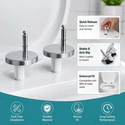 Universal Toilet Seat Expansion Bolts(2Pcs)