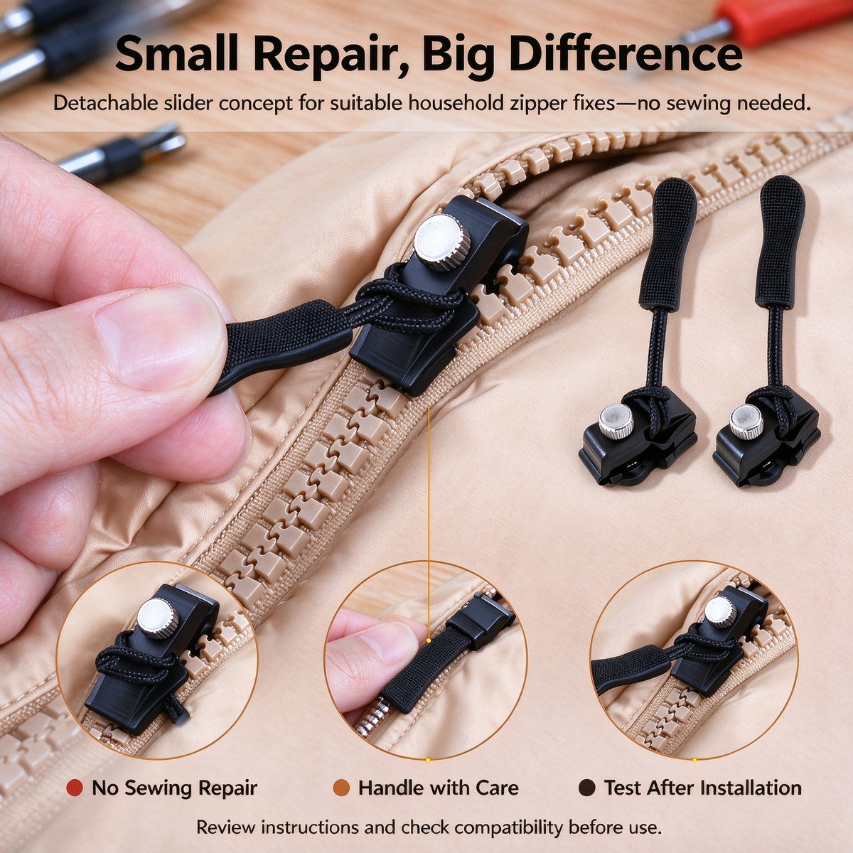 Zipper Repair Kit