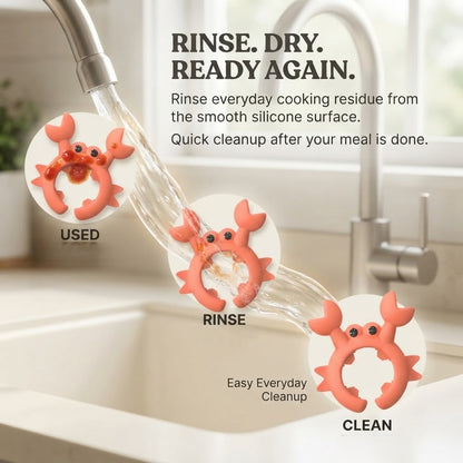 2-in-1 Crab Pot Clip & Utensil Holder(3Pcs)