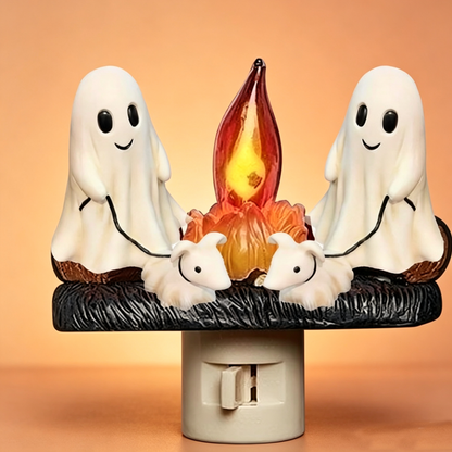 👻Ghost-shaped plug-in night light ornament