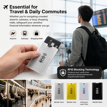 💥Anti-scan RFID shielding card sleeve