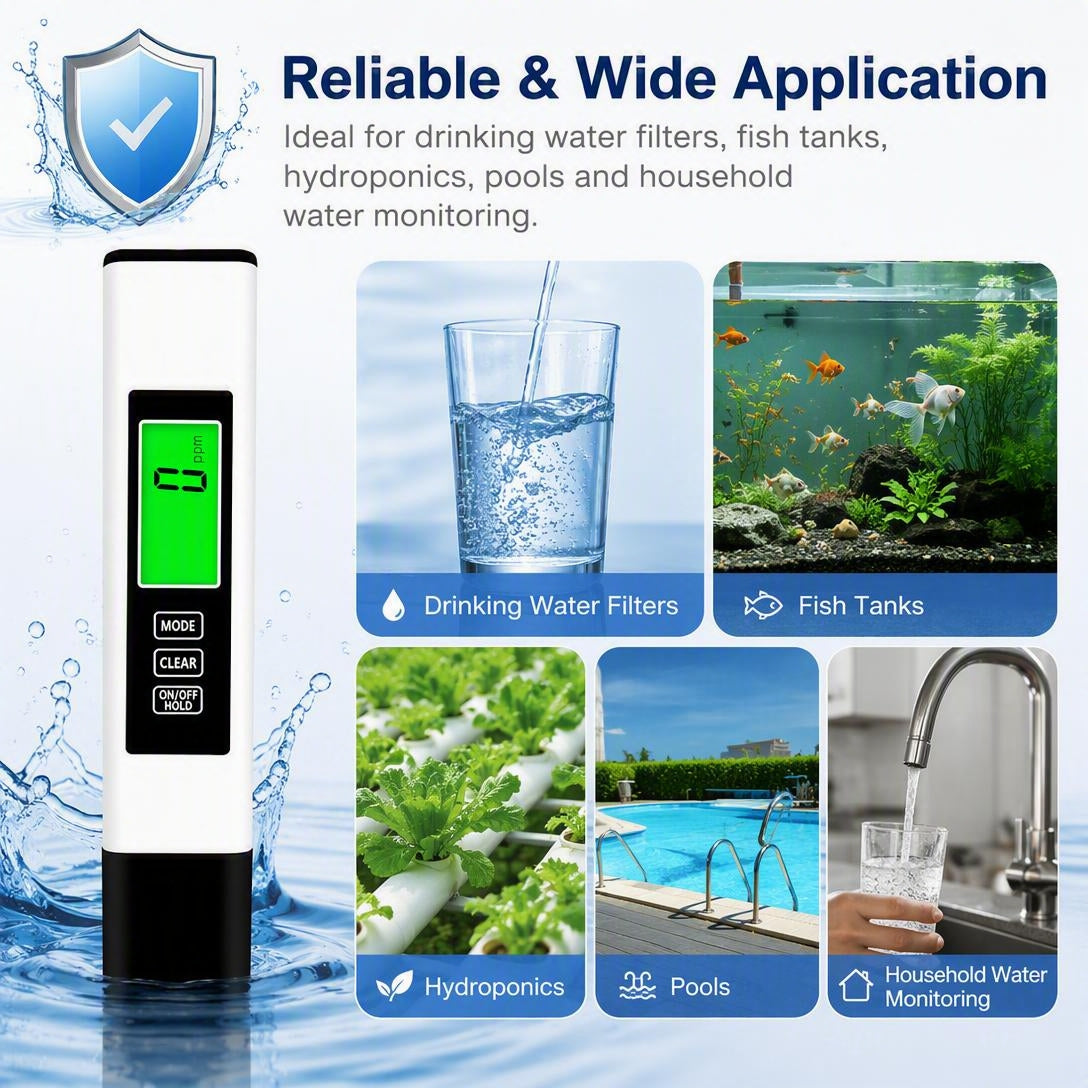 💧Portable conductivity water quality test pen