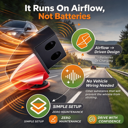 Wind-Activated Deer Warning Whistles