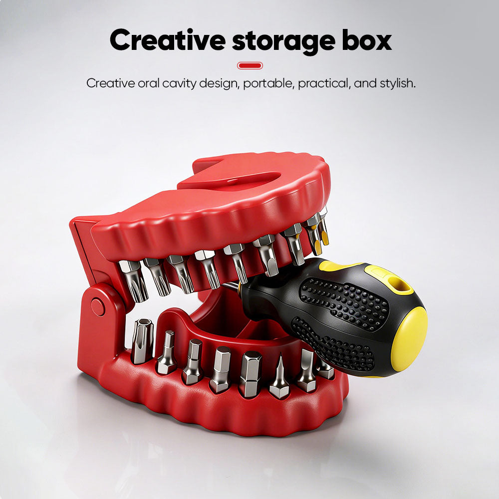 Fvaulity™ Multifunctional Tooth-Shaped Screwdriver Set