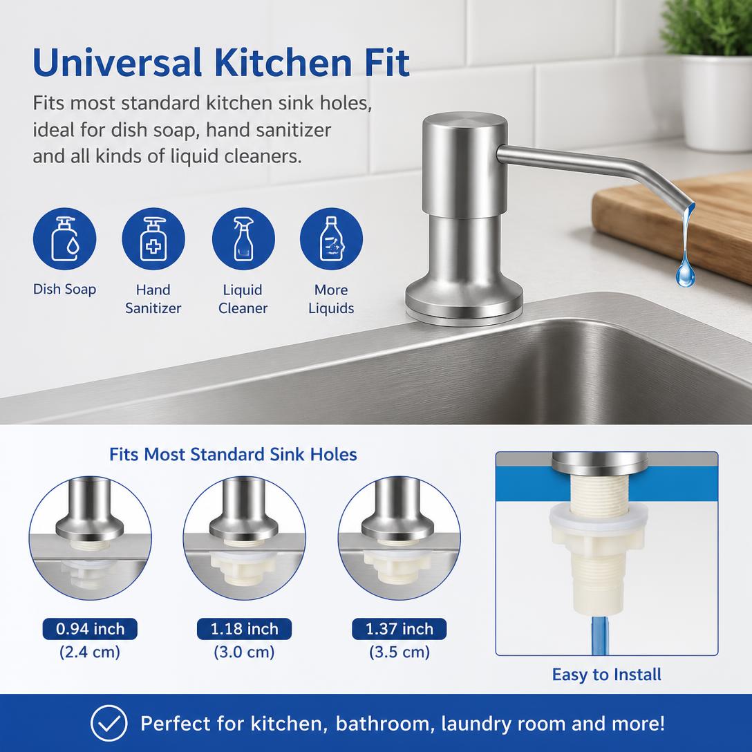 💧Kitchen sink detergent dispenser