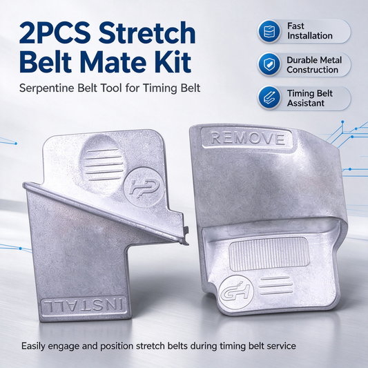 2PCS Stretch Belt Mate Kit, Serpentine Belt Tool for Timing Belt