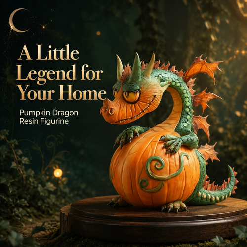 🎃🐉 Pumpkin Dragon – The Guardian of Your Halloween Spirit!