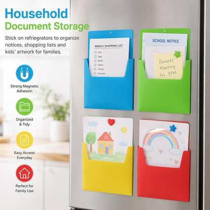 📄Magnetic letter paper size file holder