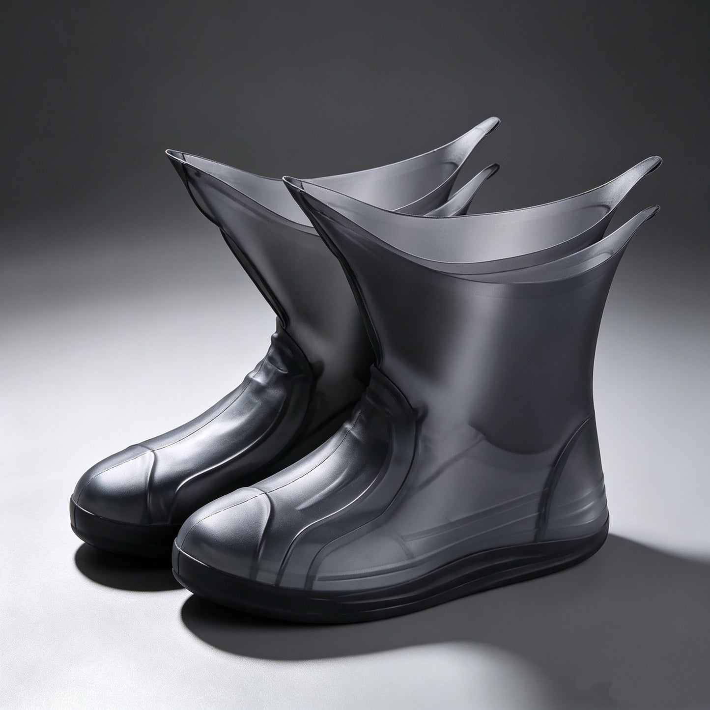 Silicone Rainproof Shoe Covers, Waterproof And Wear-Resistant（A Pair）