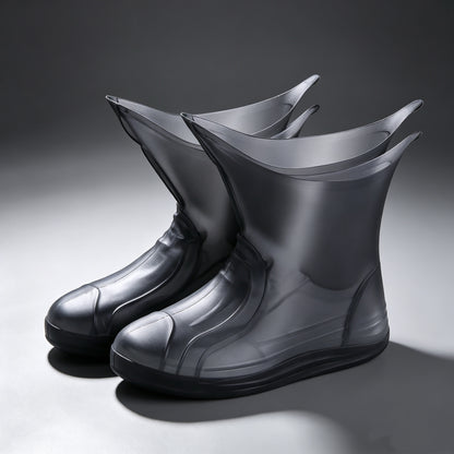Silicone Rainproof Shoe Covers, Waterproof And Wear-Resistant（A Pair）