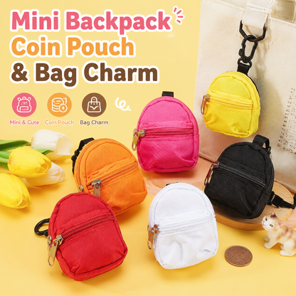 🎒Mini Backpack Coin Pouch &amp; Bag Charm