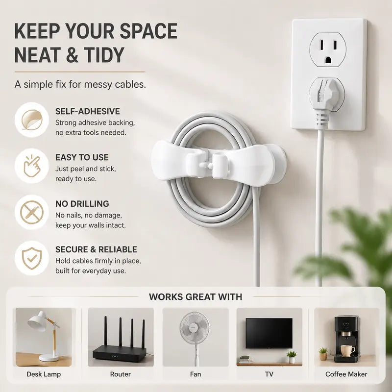 Space-Saving Appliance Cord Organizer