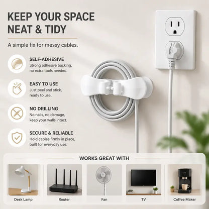 Space-Saving Appliance Cord Organizer