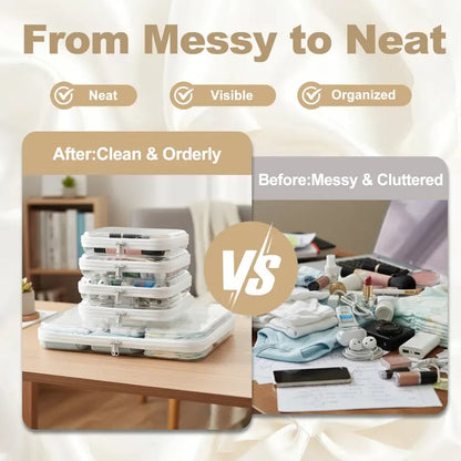 🔥Hot Sale 49% off🌟📦 Clear Organizer Storage Box - 3pcs or 4pcs set