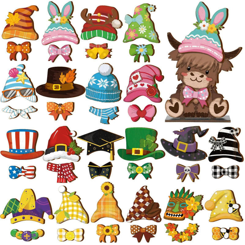 🎨Cute Animal Wooden Signs, Desktop Decor & Gifts