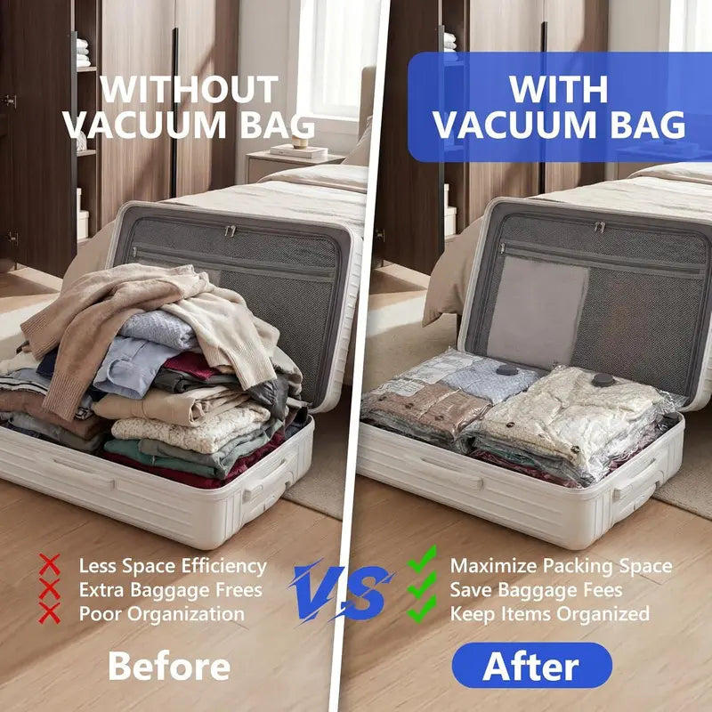 ✈️Vacuum clothing travel storage bag