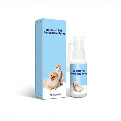 🐾🦷 No-Brush Pet Dental Care Spray – Fresh Breath Made Easy 💧✨